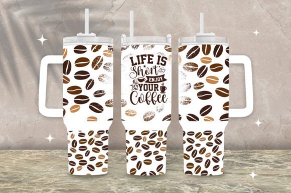 Download 40 Oz Text Tumbler Coffee Beans Png - 40 oz Collection