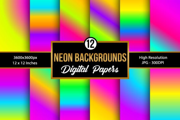 Download Neon Colors Gradient Background Papers - Gradient background Collection